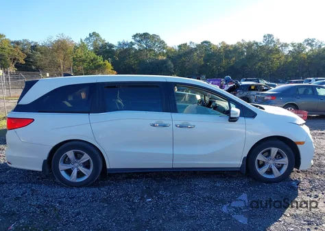 2019 Honda Odyssey Ex-L from USA, damaged, VIN 5FNRL6H76KB072909